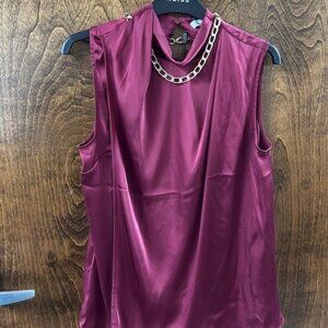 Reiss Freya Chain Deail Sleeveless Blouse